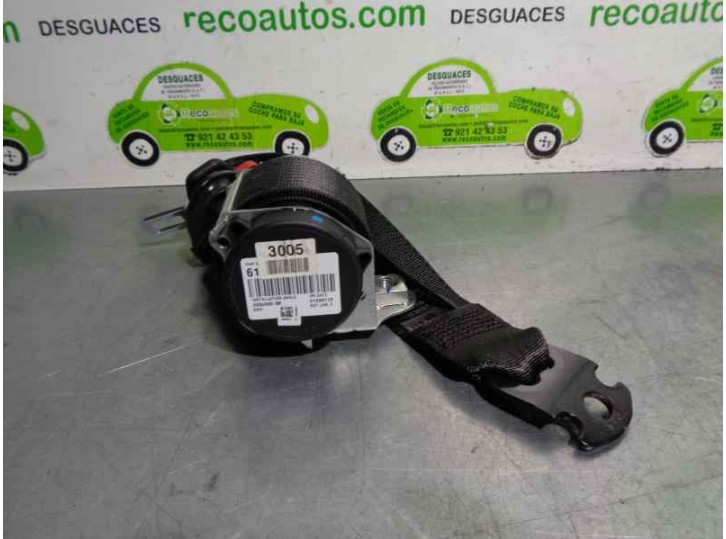Replacement rear right seat belt for Chevrolet Aveo Sedan 1.4 CAT OEM IAM reference 95903013 5 DOORS