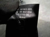 Replacement of rear left seat belt for Chevrolet Aveo Sedan 1.4 CAT OEM IAM reference 95903013 5 DOORS