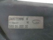 Recambio de faro antiniebla izquierdo para chrysler voyager (rg) 2.5 crd cat referencia OEM IAM 04857239AB 