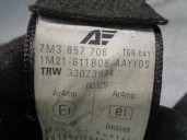 Recambio de cinturon seguridad delantero derecho para seat alhambra (7v9) 1.9 tdi referencia OEM IAM 7M3857706 5 PUERTAS