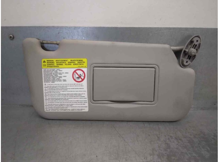 Recambio de parasol derecho para ford fiesta (cbk) 1.4 tdci cat referencia OEM IAM 2S61A04100W 