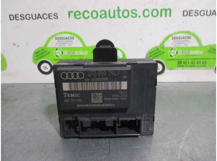 Recambio de centralita cierre para audi a6 berlina (4f2) 3.0 tdi quattro (165kw) referencia OEM IAM 4F0959794F  