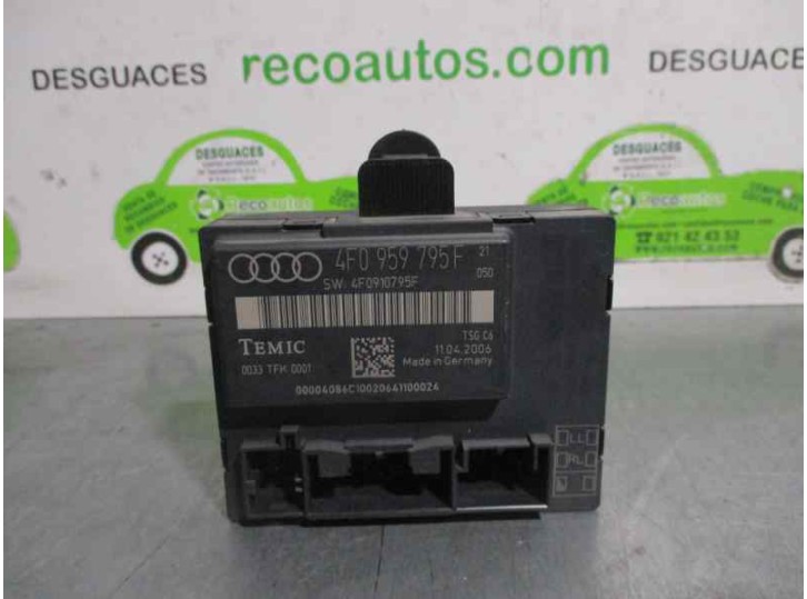 Recambio de centralita cierre para audi a6 berlina (4f2) 3.0 tdi quattro (165kw) referencia OEM IAM 4F0959795F 
