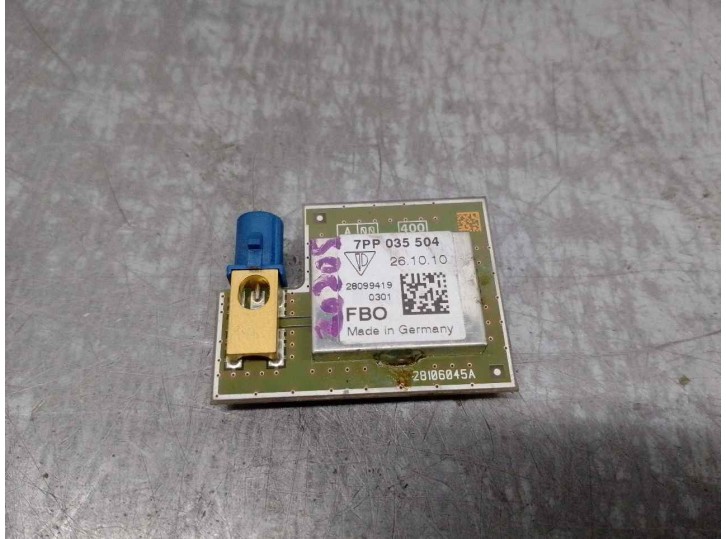 Recambio de antena para porsche cayenne (typ 92aa) 3.0 v6 tdi cat referencia OEM IAM 7PP035504 