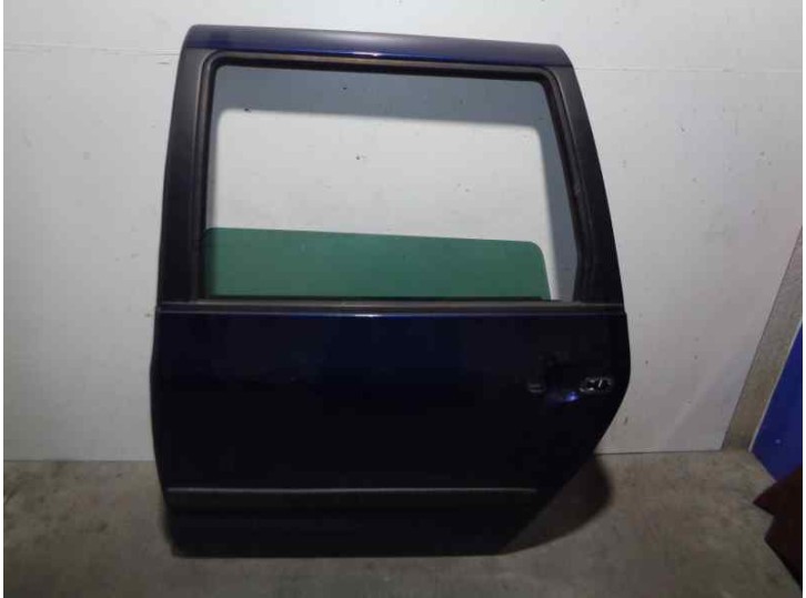Recambio de puerta trasera izquierda para seat alhambra (7v9) 1.9 tdi referencia OEM IAM 7M3833021F AZUL 5 PUERTAS