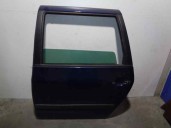 Recambio de puerta trasera izquierda para seat alhambra (7v9) 1.9 tdi referencia OEM IAM 7M3833021F AZUL 5 PUERTAS
