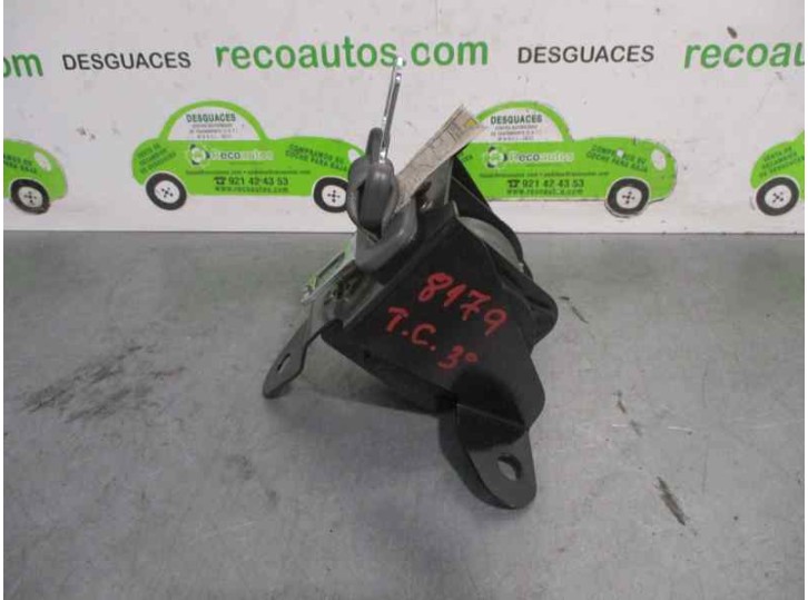 Recambio de cinturon seguridad trasero central para ssangyong rodius 2.7 turbodiesel cat referencia OEM IAM 7563121201ABU 5 PUE