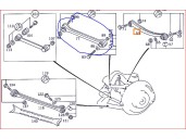 Replacement rear right upper suspension arm for Mercedes-Benz E-Class (W210) Berlina Diesel 2.9 Turbodiesel CAT ref