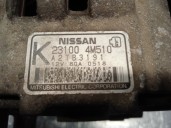 Replacement alternator for Nissan Almera (N16/E) 1.5 16V CAT OEM IAM reference 231004M510 A2TB3191 MITSUBISHI