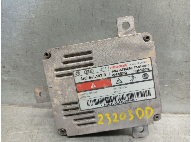 Recambio de centralita faros xenon para audi a3 limousine (8vs, 8vm) 1.6 tdi referencia OEM IAM 8K0941597B 1036060024