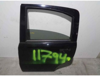 Recambio de puerta trasera izquierda para fiat panda (169) 1.4 16v cat (169a3000) referencia OEM IAM 46826583 NEGRO 5 PUERTS