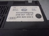 Recambio de mando climatizador para audi a8 (d2) 4.2 v8 32v referencia OEM IAM 4D0820043E 5HB00715501 HELLA