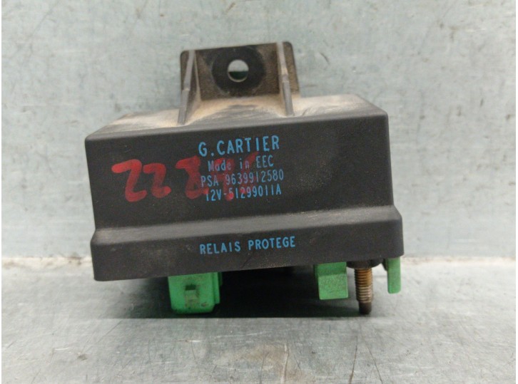 Recambio de caja precalentamiento para citroën jumper i furgoneta (244) 2.2 hdi referencia OEM IAM 9639912580 598138 51299011A G