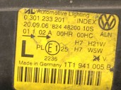 Recambio de faro izquierdo para volkswagen touran (1t1, 1t2) 2.0 tdi referencia OEM IAM 1T1941005B 1T1941005B 0301233201 AL