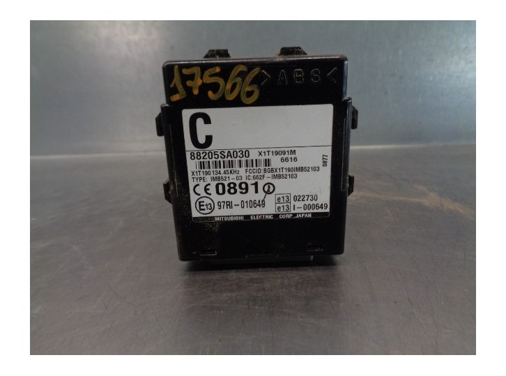 Replacement immobilizer control unit for Subaru Forester S11 (SG) 2.0 OEM IAM reference 88205SA030 