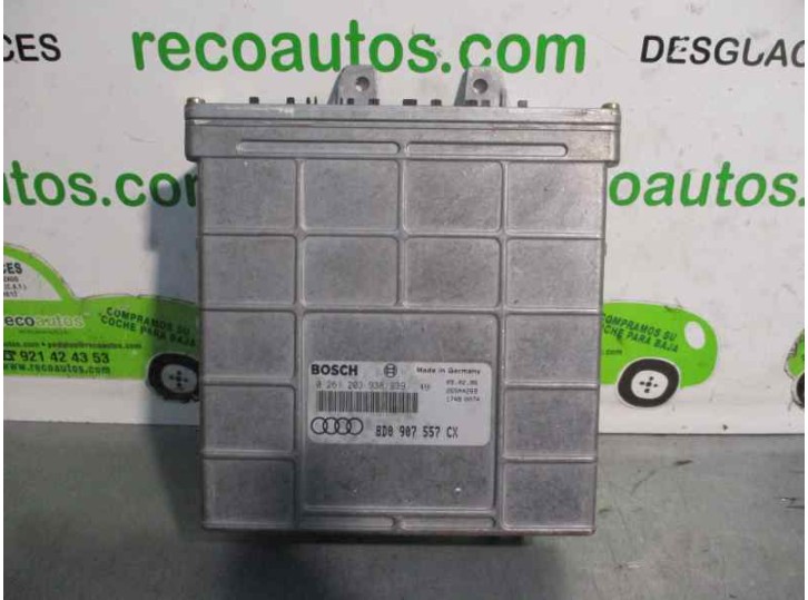 Replacement engine ECU for Audi A4 saloon (B5) 1.8 20V OEM IAM reference 8D0907557CX 0261203938 BOSCH
