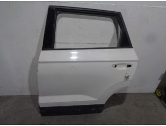 Recambio de puerta trasera izquierda para skoda karoq (nu) 2.0 tdi referencia OEM IAM 575833051G BLANCA 5 PUERTAS