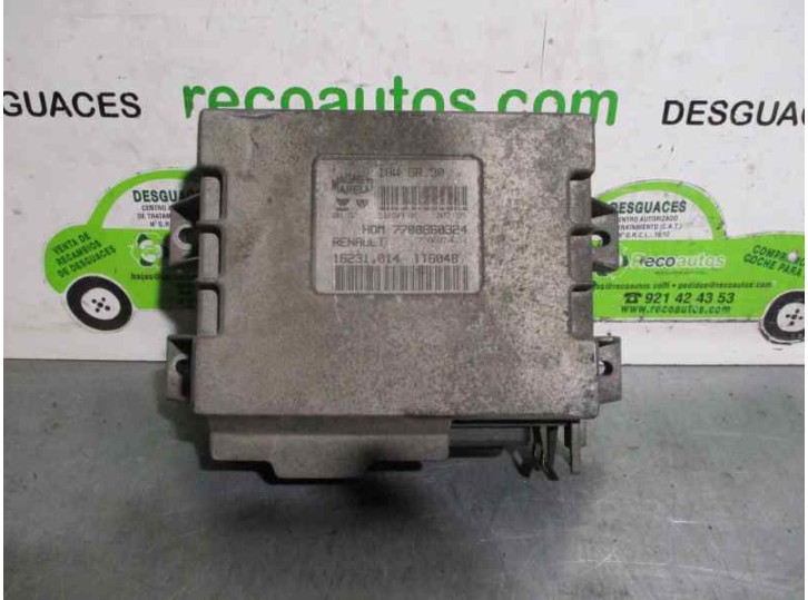 Replacement engine ECU for Renault Clio I Phase I+II (B/C57) 1.3 CAT OEM IAM reference 7700860324 16231014 MAGNETI MA