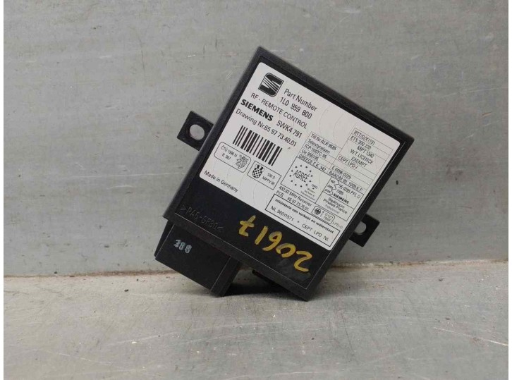 Recambio de modulo electronico para seat toledo (1l) 1.9 tdi referencia OEM IAM 1L0959800 5WK4791 SIEMENS