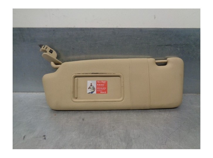 Recambio de parasol izquierdo para audi a3 (8p) 1.9 tdi referencia OEM IAM 8P1857551 
