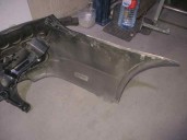Recambio de paragolpes trasero para bmw serie 5 berlina (e60) 2.0 turbodiesel cat referencia OEM IAM 51110394346 AZUL 4 PUERTAS