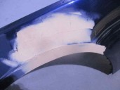 Recambio de aleta delantera izquierda para bmw serie 5 berlina (e60) 2.0 turbodiesel cat referencia OEM IAM 41357111429 AZUL 