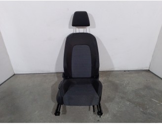 Replacement front right seat for Volkswagen Scirocco (137) 2.0 TDI OEM IAM reference 1K8881405BGYCA BLACK AND GREY FABRIC