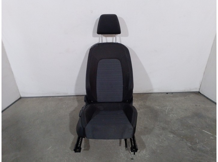 Replacement front right seat for Volkswagen Scirocco (137) 2.0 TDI OEM IAM reference 1K8881405BGYCA BLACK AND GREY FABRIC