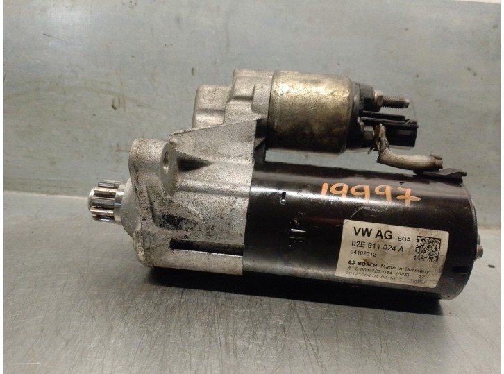 Recambio de motor arranque para volkswagen scirocco (137) 2.0 tdi referencia OEM IAM 02E911024A 0001123044 BOSCH