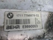Recambio de radiador agua para bmw serie 5 berlina (e60) 2.0 turbodiesel cat referencia OEM IAM 17117795878 E9990003 BEHR