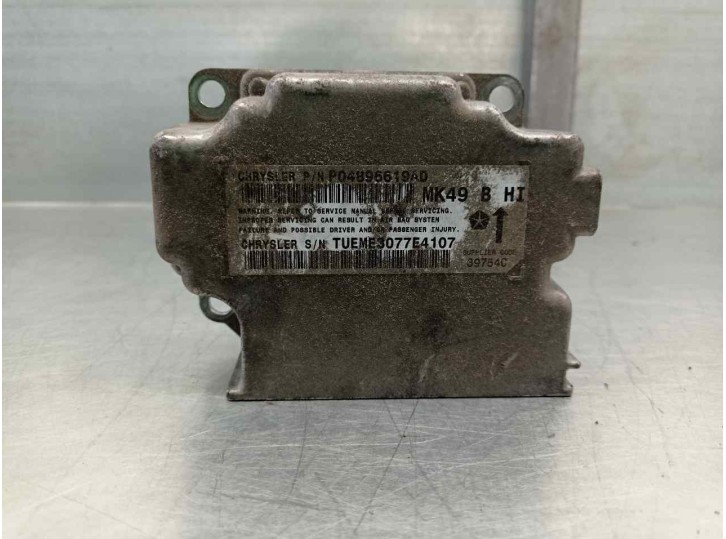Recambio de centralita airbag para jeep compass 2.0 crd cat referencia OEM IAM P04896619AD 