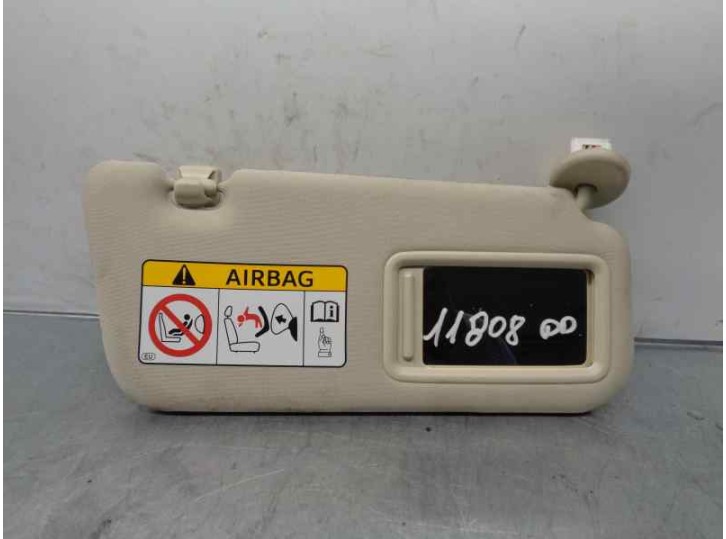 Recambio de parasol derecho para lexus ct 1.8 16v cat (híbrido) referencia OEM IAM 7431076300A1  