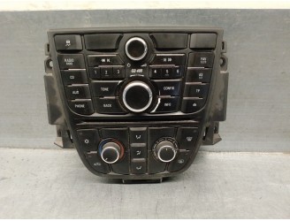 Replacement audio system / CD radio for Opel Astra J lim. 1.7 16V CDTi OEM IAM reference 13346050 13337218 