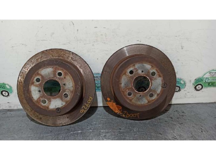Recambio de disco freno trasero para toyota yaris (ncp1/nlp1/scp1) 1.4 turbodiesel cat referencia OEM IAM 4243112250  