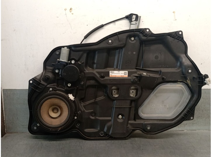 Replacement front right window regulator for Mazda 2 (DE_, DH_) 1.4 MZR-CD OEM IAM reference D6515897XB D6515897XB 