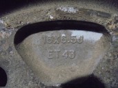 Recambio de llanta para ssangyong rodius 2.7 turbodiesel cat referencia OEM IAM 4173021200 R16X6.5JET43 ALUMINIO 18P