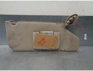 Replacement right sun visor for Chrysler Jeep Cherokee (KJ) 2.8 CRD CAT OEM IAM reference 55361230AA 
