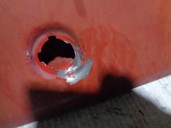 Recambio de porton trasero para opel corsa a 1.4 cat (l48) referencia OEM IAM ROJO 4 PUERTAS