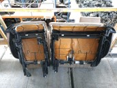 Recambio de asientos traseros para lancia delta (181) 1.9 twinturbo diesel cat referencia OEM IAM CUERO MARRON 5 PUERTAS