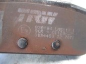 Recambio de pastillas de freno para cadillac cts 3.2 v6 cat referencia OEM IAM 838184 GDB4453 TRW