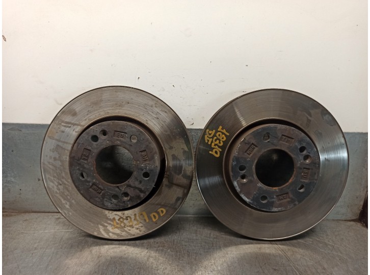 Replacement front brake disc for Kia Soul ( ) 1.6 GDI CAT OEM IAM reference 517122K100 