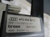 Replacement rear left window regulator for Audi A6 Allroad Quattro (4FH) 3.0 V6 24V TDI OEM IAM reference 4F0959801C 6 PINS