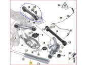 Replacement rear upper right suspension arm for BMW 1 Series Saloon (E81/E87) 2.0 16V OEM IAM reference 33326777980 