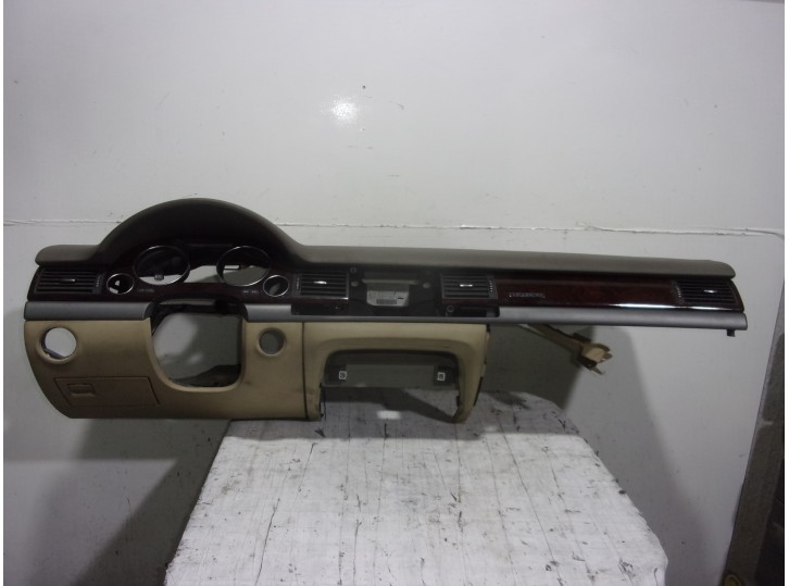 Recambio de salpicadero para audi a8 (4e2) 4.0 v8 32v tdi biturbo cat (ase) referencia OEM IAM 4E1857003D GRIS OSCURO Y BEIGE 