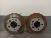 Recambio de disco freno trasero para volkswagen t-cross 1.0 tsi referencia OEM IAM 2Q0615601H  