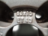 Recambio de llanta para opel zafira a 2.0 dti referencia OEM IAM 9192422 R156JX15ET43 ALUMINIO 6P