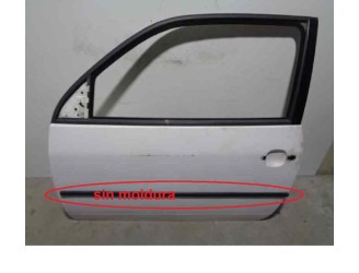 Recambio de puerta delantera izquierda para seat arosa (6h1) 1.4 referencia OEM IAM 6X3831051AJ BLANCA 3 PUERTAS
