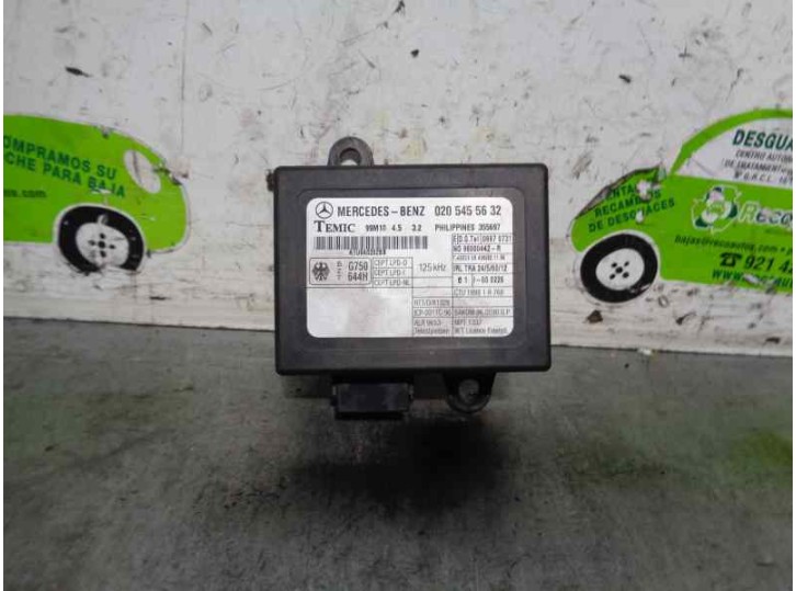 Recambio de centralita inmovilizador para mercedes-benz vito marco polo (638) 112 cdi referencia OEM IAM 0205455632 TEMIC 99M10