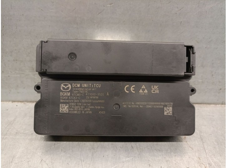 Recambio de modulo electronico para mazda 3 hatchback (bp) 2.0 skyactiv-g m hybrid referencia OEM IAM BGKM67CM0 