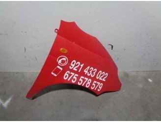 Recambio de aleta delantera derecha para daewoo matiz 0.8 cat referencia OEM IAM 96315499 ROJA ROTULADA 